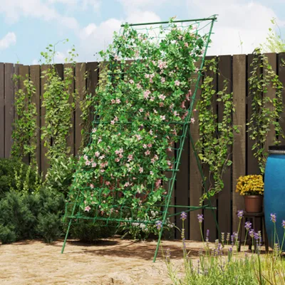 Produktbild von Rankgitter zum Stecken,Rankhilfe für Kletterpflanzen Spalier, Garten Spalier Pflanzenspalier für Gemüse Blumen Kletterpflanzen