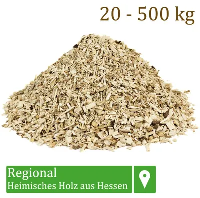 Produktbild von Hackschnitzel für Ofen Rindenmulch für Garten Hochbeet Holz Pflanzen Einstreu Holzhackschnitzel Grob Holzschnitzel Streu Beet Abdeckung Deko Abdeckung 20 - 500 kg flameup, Menge:80 kg (1.21€/kg)