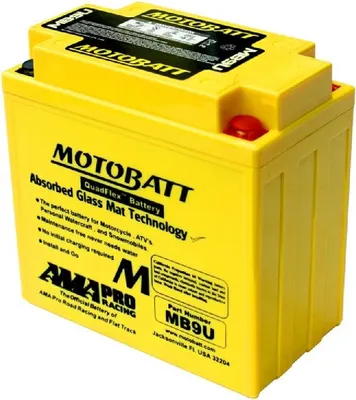 Obrázok produktu pre MOTOBATT batéria MotoBatt MB9U 12V 11Ah Sealed AGM Precharged - Kompaktná, spoľahlivá a bezúdržbová, 136x76x133 mm pre motocykle a skútre