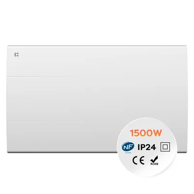 Image de CIARRA Radiateur Électrique Fixé Inertie Sèche Céramique 1500W, pour Salle de Bain ou Chambre 10-20㎡ CBHT15E