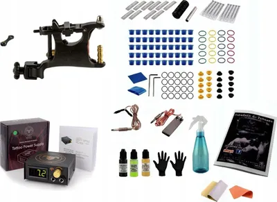 Produktbild von Dragon Tattoo Maschine Rotary Set ZERTIFIKAT Tattoo Set