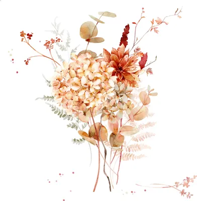 Produktbild von Servietten Papier 33x33cm 3-lag. mit Trockenblumen Motiv 20 Stück