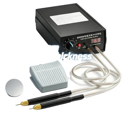 Obrázok produktu pre Bodový zvárač, výstupný výkon 8000 W, kapacita batérie 5200 mAh, zvariteľná hrúbka 0,1–0,3 mm, vstupné napätie 100–240 V, zvarový prúd 1200 A