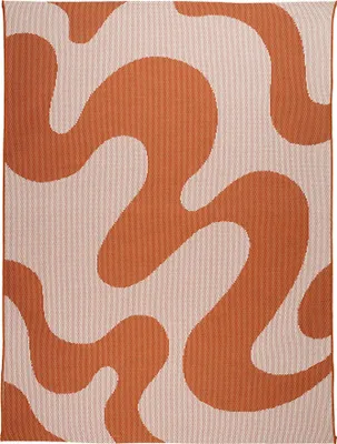 Produktbild von Volero - Outdoor Teppich - Summer Swirl Terracotta - 240x330 cm - Balkon, Garten, Terrasse, Wintergarten - Modern, Retro