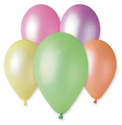Image de Ballons fluo 33 cm, lot de 50 - Godan