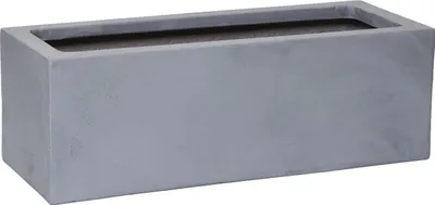 Immagine prodotto di Fioriera FLOBO in fibra di vetro, grigio cemento, 45x17x15 cm