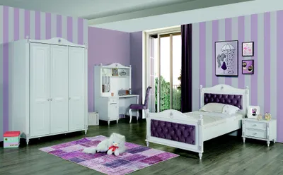 Immagine prodotto di Set cameretta bambini mobili letto comodino armadio set 4 pezzi