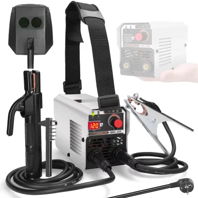 Produktbild von MMA-200 MIG/MAG IGBT Inverter-Schweißgerät - Automatischer Drahtvorschub - Gasloses Lichtbogenschweißen