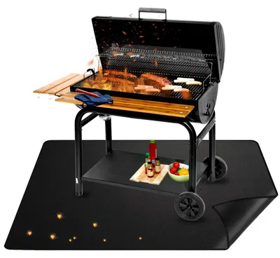 Zdjęcie produktu dla Mata pod kominek i grilla, 100 x 150 cm