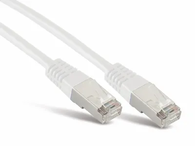 Obrázok produktu pre Patch kábel CAT.6 S-FTP, PIMF, bezhalogénový, do 250 MHz, biely, 7,5 m