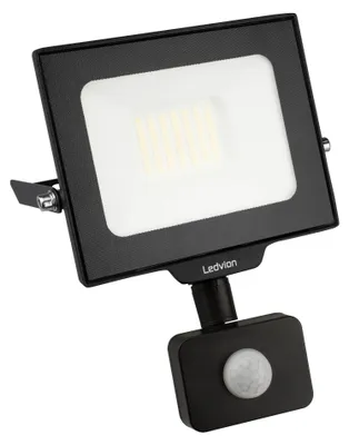 Produktbild von Ledvion LED Strahler mit Bewegungsmelder 30W IP44 6000K 3600lm
