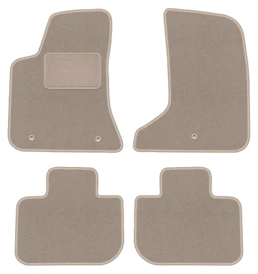 Productafbeelding van Velours automatten voor Chrysler 300C II vanaf 2011 (sedan) – 4-delig, beige, op maat – Wielganizator LUX