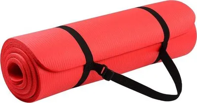 Immagine prodotto di Tappetino per yoga Famanu, 1,3 cm di spessore, antiscivolo, con tracolla – Articoli essenziali per la vita di tutti i giorni