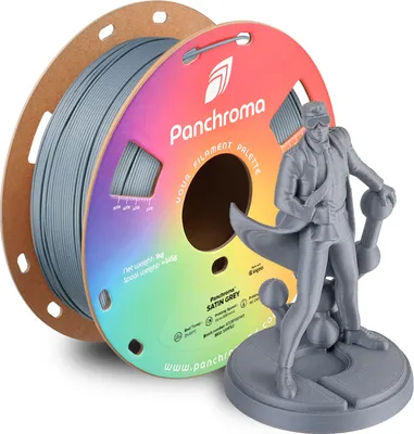 Image de Panchroma™ PLA Satin, Couleur:Satin Grey, Taille du filament:1.75mm, Poids:1 kg