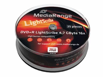 Produktbild von MediaRange DVD+R 4.7GB   5pcs Pack 16x Slimcase