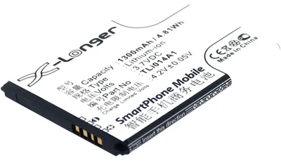 Zdjęcie produktu dla Bateria do Alcatel TLI014A1 Li-Ion 3,7 V 1300 mAh czarna