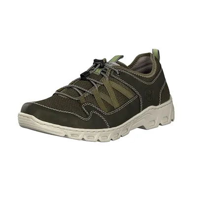 A single green sneaker is shown against a white background.