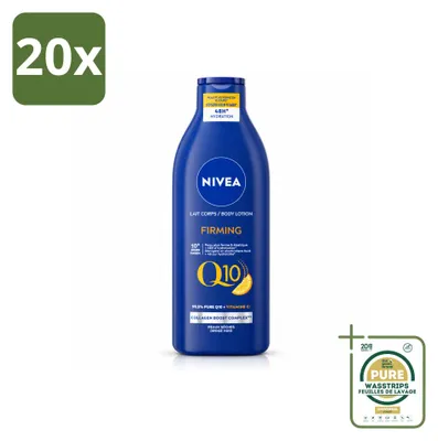 Zdjęcie produktu dla 20 sztuk kremu do ciała Nivea Q10 - ujędrniający - z witaminą C - 400 ml - zestaw ekonomiczny