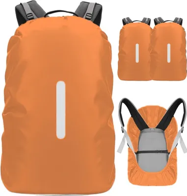 Produktbild von Wasserdichte Rucksack Regenhülle 18-70 L, reflektierendes Band, schnee- und regenbeständig, rutschfeste