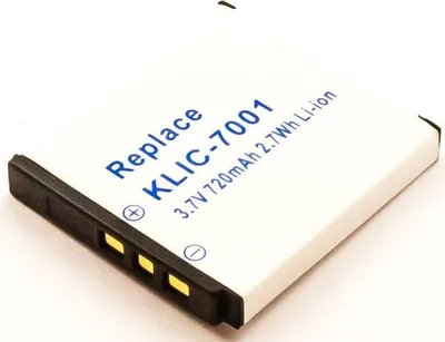 Produktbild von Akku für Agfaphoto VG0376122100008 Li-Ion 3,7 Volt 700 mAh schwarz.