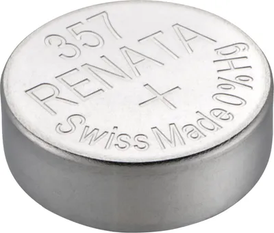 Produktbild von RENATA Knopfzelle 357, 160mAh, Silberoxid
