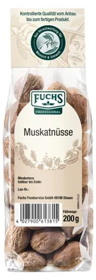 Produktbild von Fuchs Professional - Ganze Muskatnüsse | 200 g