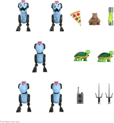 Immagine prodotto di Teenage Mutant Ninja Turtles Ultimates Actionfiguren 5er-Pack Mousers 8 cm