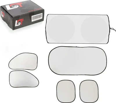 Produktbild von Sonnenschutz UV-Schutz 6tlg Scheibenabdeckung blickdicht für BMW MINI