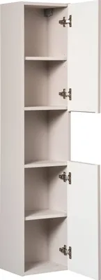 Immagine prodotto di Mobile Bagno Alto 140 Cm In Cashmere Scanalato Con Ripiani