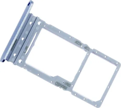 Produktbild von Simkarten Halter für Samsung Galaxy A34 - Tray Fach Schublade Schlitten Lila