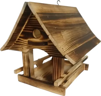 Produktbild von Vogelhäuschen aus Holz groß | Vogelhaus aus Holz | Große Futterstation aus Holz | Vogelhaus aus Holz | Vogelhaus