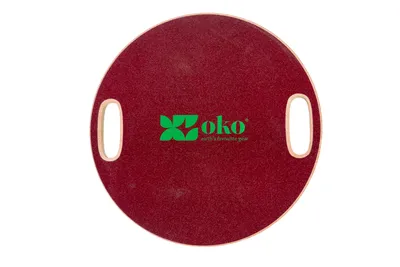 Image de Fitness Balance Board rond en bois - Nouvelle gamme OKO Fitness - Idéal pour les entraînements de fitness