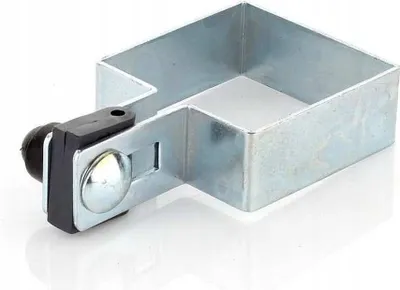 Immagine prodotto di LogistSystem Morsetto terminale quadrato in SET 100x100mm per filo FI4mm - Morsetto zincato per pali di recinzione - Fissaggio di pannelli in rete metallica - Morsetti per recinzione Morsetto per tutore Morsetto per palo