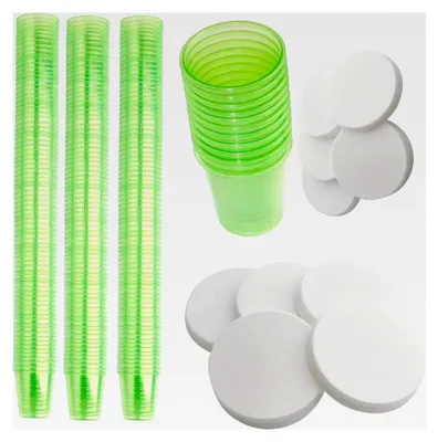 Produktbild von Medikamentenbecher 480 Stück mit Deckel, grün