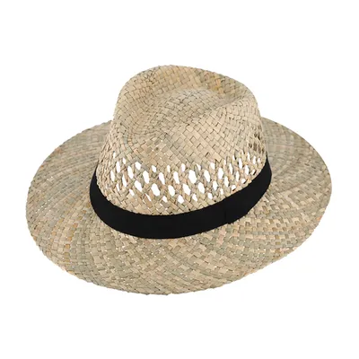 Produktbild von Fiebig Strohhut Traveller mit Ripsband Natur Gr. 61