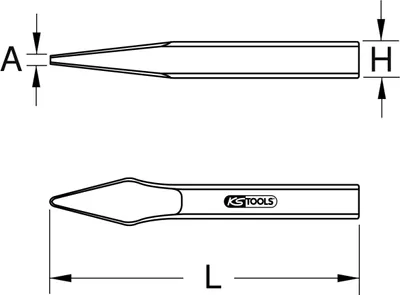 Immagine prodotto di Scalpello a croce BRONZEplus, 200 mm
