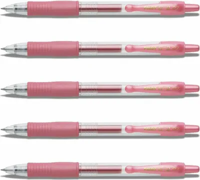 Produktbild von Pilot G2-07 Gelschreiber Metallicpink - 5er-Set