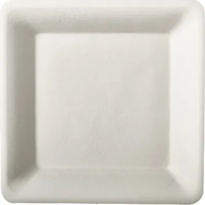 Produktbild von Papstar Pappteller Pure weiss eckig