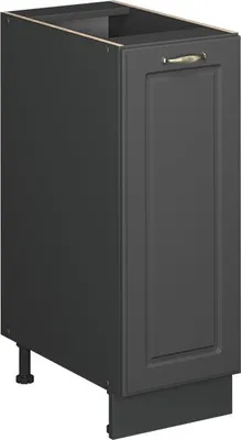 Produktbild von Apothekerschrank Vicco Fame-Line Anthrazit-Gold Landhaus 30 cm , AP Eiche, Model 57104