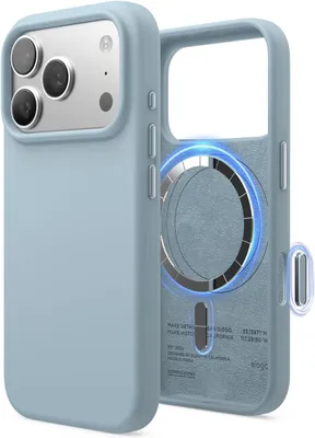 Obrázok produktu pre Silikónové puzdro Elago MagSafe pre iPhone 17 Pro sky blue