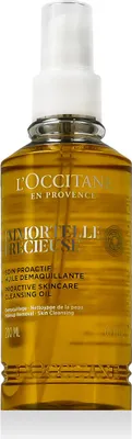 Obrázok produktu pre L'Occitane Immortelle Precious, Olej na čistenie mejkapu, Ženy, Univerzálna pleť, Hydratačný, Výživný, Vyhladenie, 200 ml, Flakón s pumpičkou
