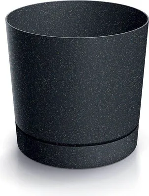 Produktbild von TUBO P ECO WOOD Blumentopf 10,8 cm - Farbe: anthrazit ECO