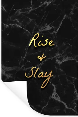 Produktbild von MuchoWow® Wandtattoo Wandsticker Wandaufkleber Zitate - Sprichwörter - Gold - Marmor 80x120 cm Selbstklebend und Repositionierbar - Repositionierbar - Wasser abweisend