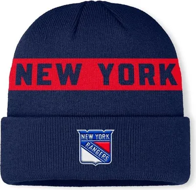 Produktbild von NHL Fanatics Cuffed Beanie – Wintermütze, NHL Teams:New York Rangers