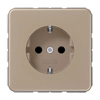 Produktbild von JUNG Steckdose 1f go/brz UP IP20 ZP