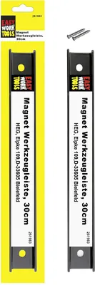 Zdjęcie produktu dla EASY WORK Magnet Werkzeugleiste 30 cm 6 Stück Verkaufseinheit 261983 4332539057191