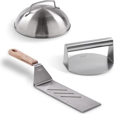 Produktbild von STONELINE® Burger Smasher Burgerpresse Set 3-teilig | Edelstahl