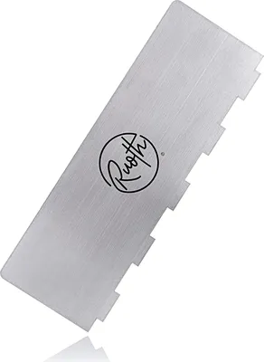Produktbild von Metallische Tortenkarte und Schaber - Tortenaccessoire - 22,9 cm