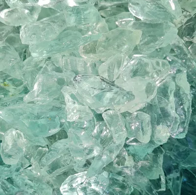 Produktbild von GLASKORN, TÜRKISFARBENER STEIN, DEKORATIVES GLAS, DEKORATIVES glas, 1-3cm 5kg, Glas FÜR DEN GARTEN, Glas für Gabionen, Dekostein, Stein für Töpfe