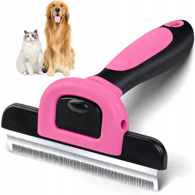Produktbild von Tierhaarbürste Hund Katze Trimmen Fellpflege Rot